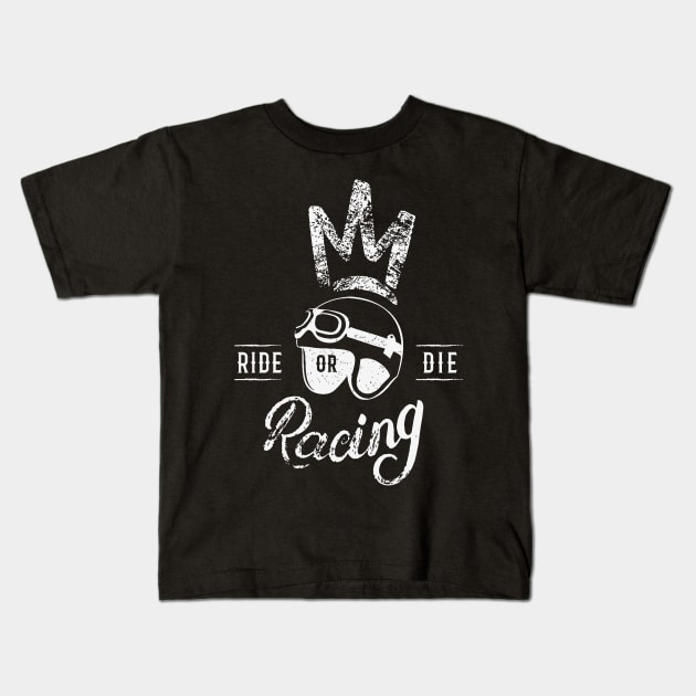 The King of Ride Or Die Kids T-Shirt by Poyfriend